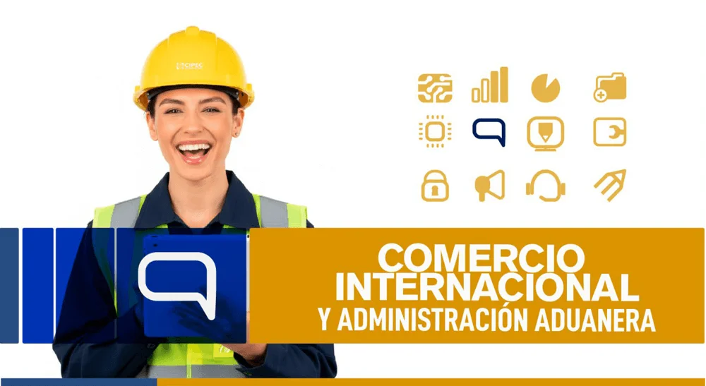 Profesional del comercio internacional y la administración aduanera en entorno logístico